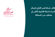وظائف شركة قصر الأواني