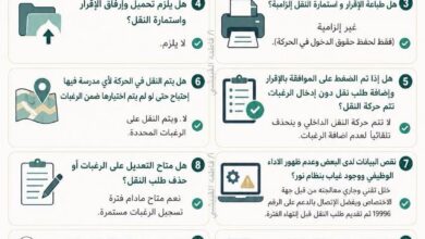 أهم الاستفسارات عن النقل الداخلي في نظام نور