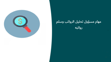 مهام مسؤول تحليل الرواتب وسلم رواتبه